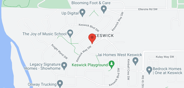 map of 3056 KESWICK WY SW